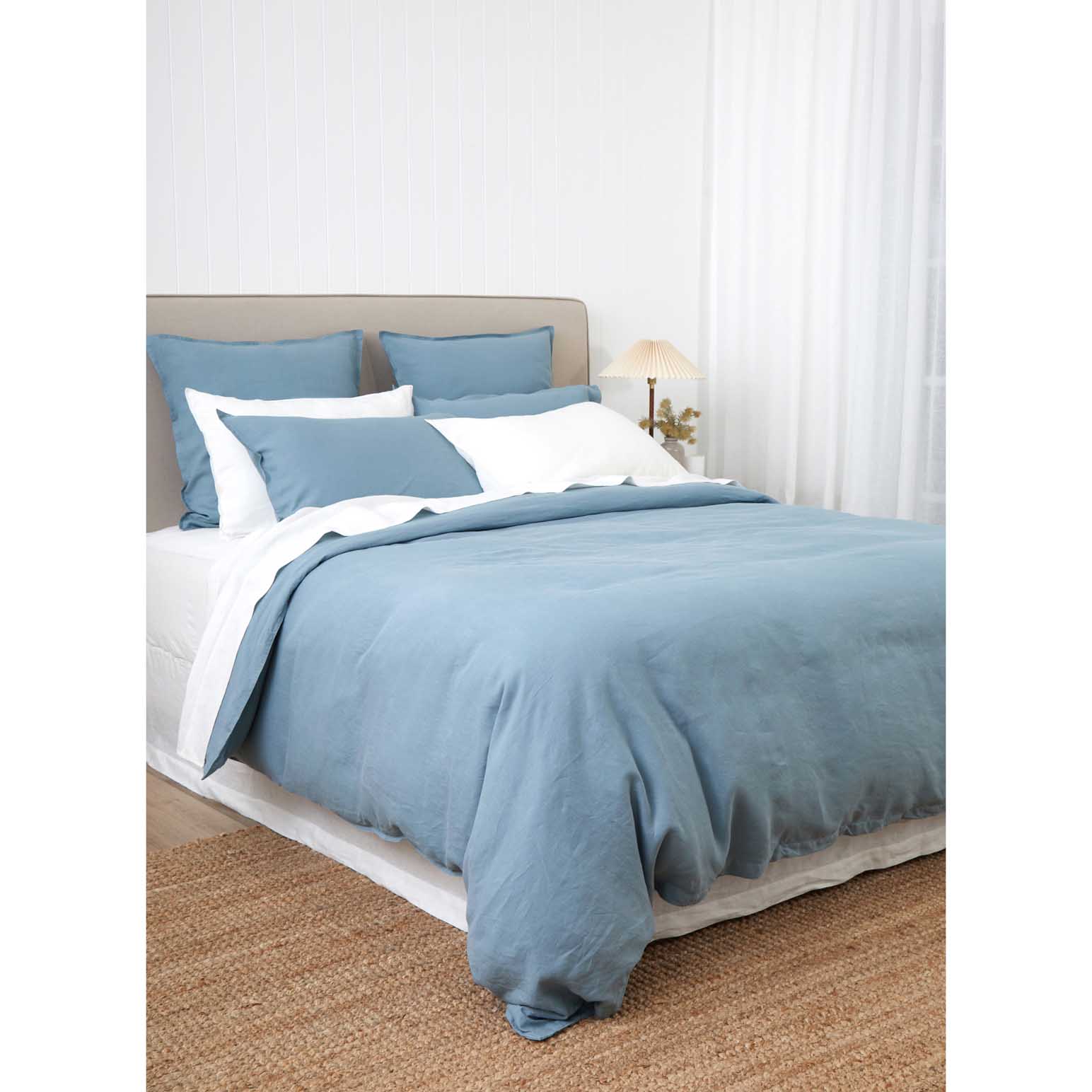 Wallace Cotton Loft Linen Duvet Set